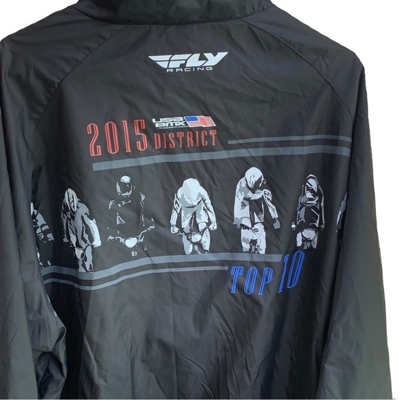 Fly Racing 2015 District USA BMX Jacket Size Men’s Extra Large - Picture 4 of 5
